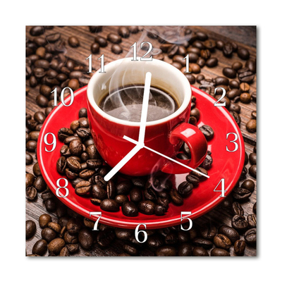 Orologio quadrato Tazza di caffè