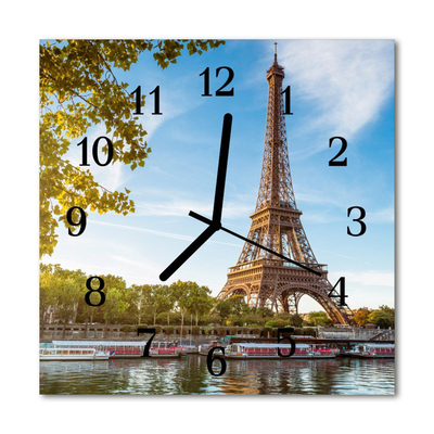 Orologio quadrato Torre eiffel a parigi