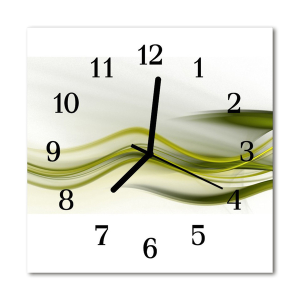 Orologio quadrato Linee astratte