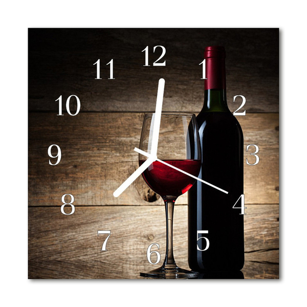 Orologio quadrato Vino