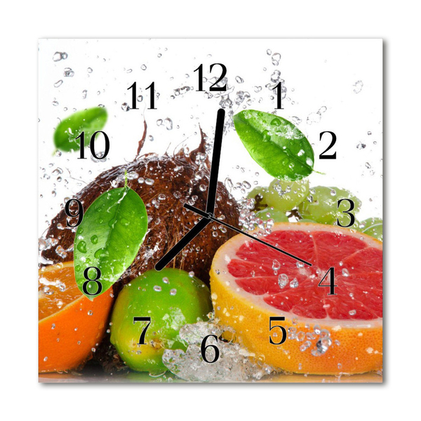 Orologio quadrato Frutta