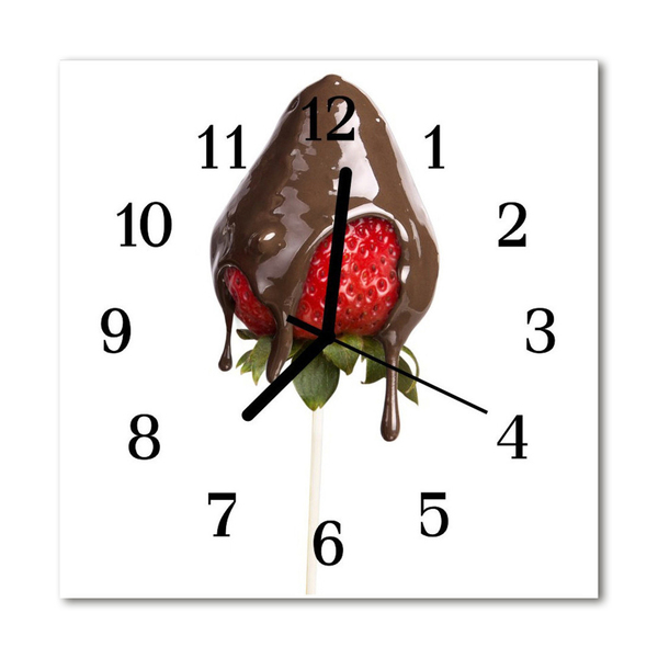 Orologio quadrato Cioccolato