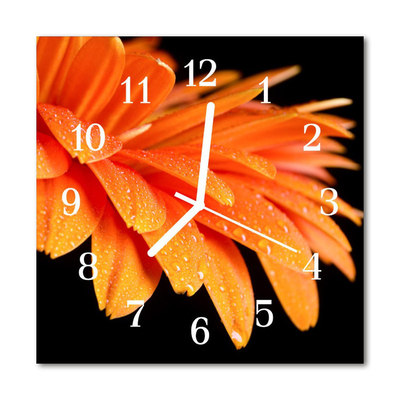 Orologio quadrato Gerbera