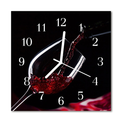 Orologio quadrato Vino