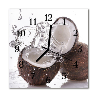 Orologio quadrato Noci di cocco