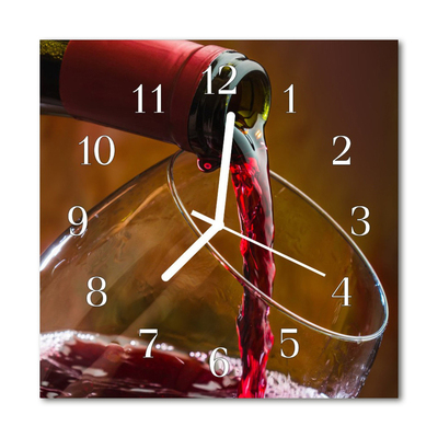 Orologio quadrato Vino