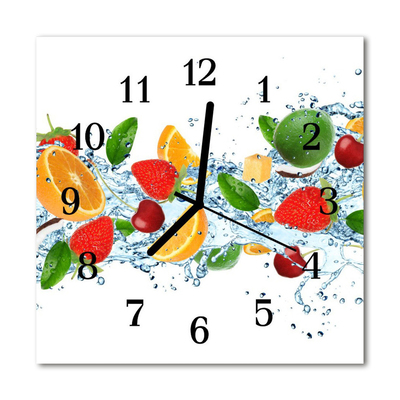 Orologio quadrato Frutta