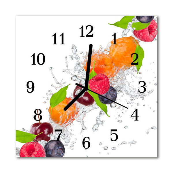 Orologio quadrato Frutta