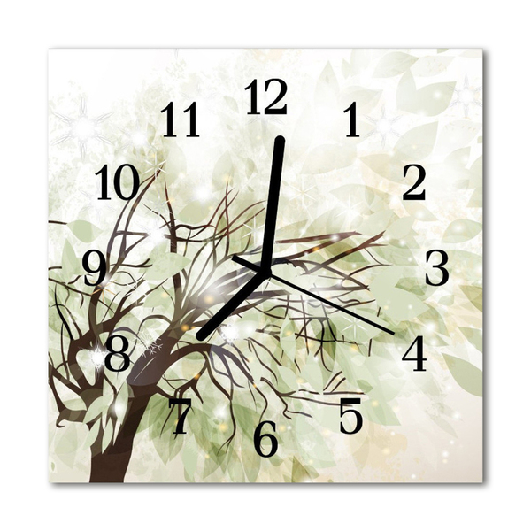 Orologio quadrato Albero