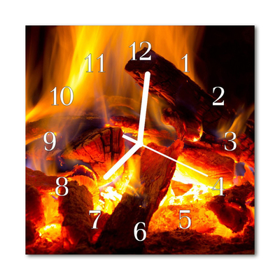 Orologio quadrato fuoco