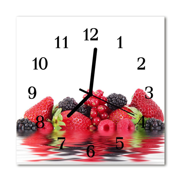 Orologio quadrato Frutta