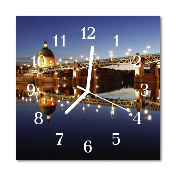 Orologio quadrato Ponte sul fiume