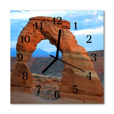 Orologio quadrato in vetro Grand canyon