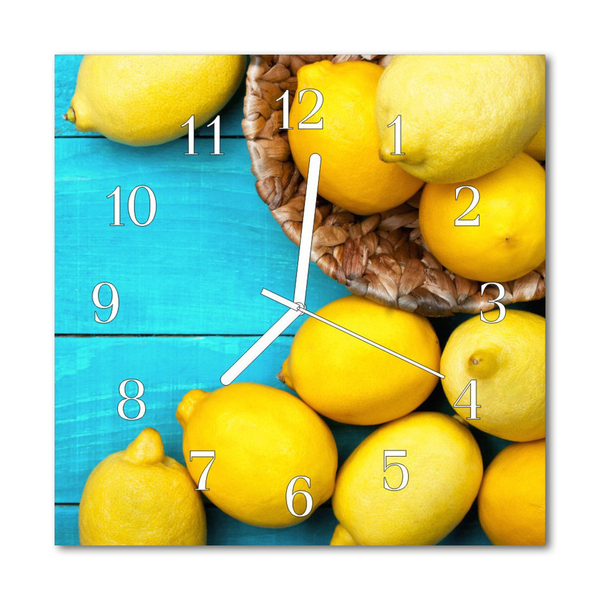 Orologio quadrato in vetro Limoni