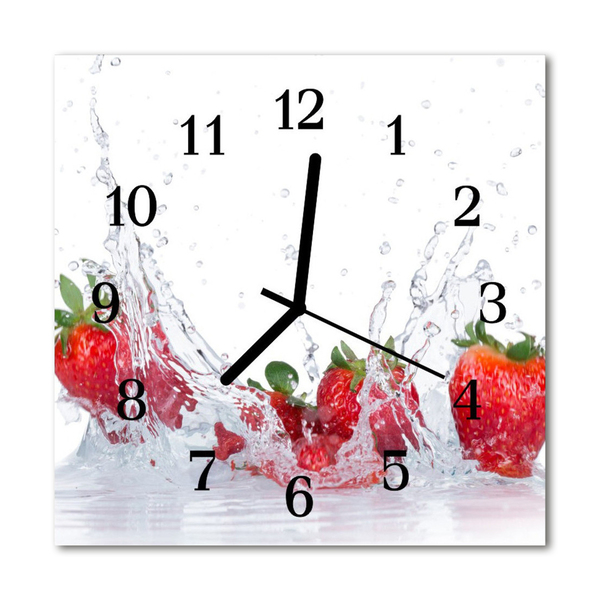 Orologio quadrato Fragola