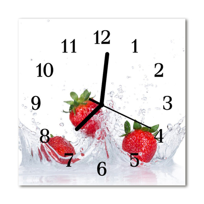 Orologio quadrato Fragola