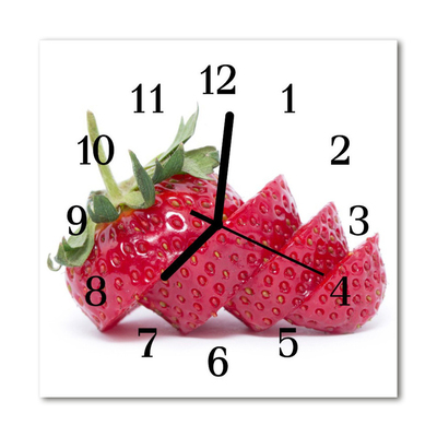 Orologio quadrato Fragola