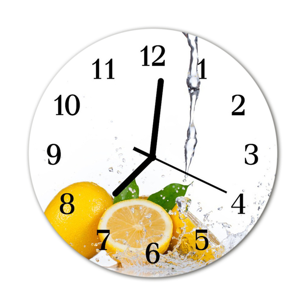 Orologio rotondo in vetro Limoni