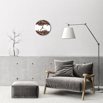 Orologio rotondo Chicchi di caffè