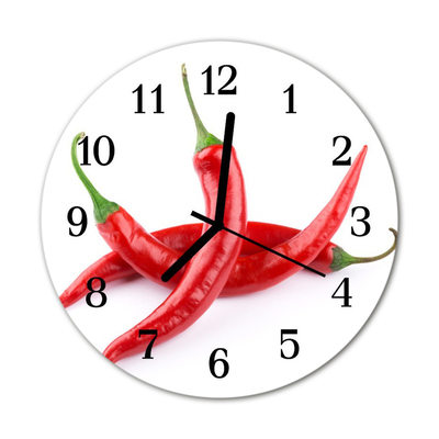 Orologio rotondo Peperoncino