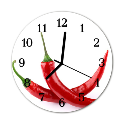 Orologio rotondo Peperoncino