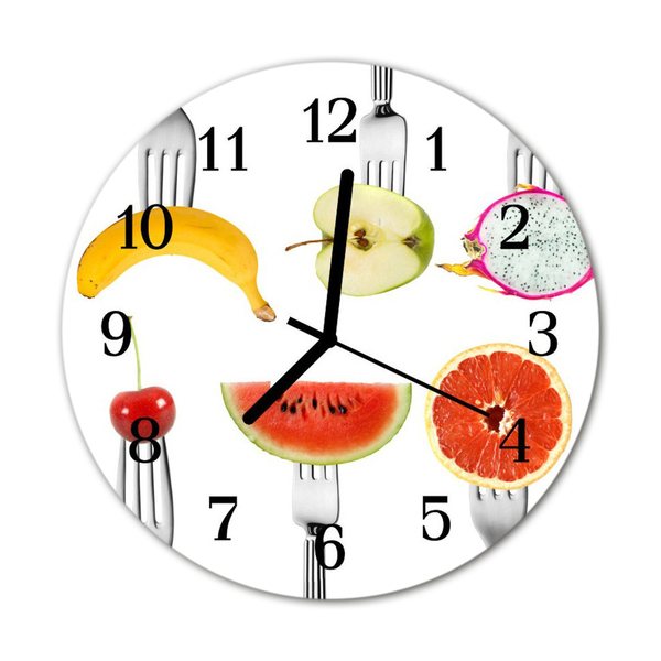 Orologio rotondo Frutta