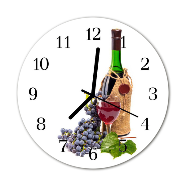 Orologio rotondo Uva da vino