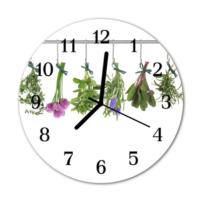 Orologio rotondo Erbe aromatiche