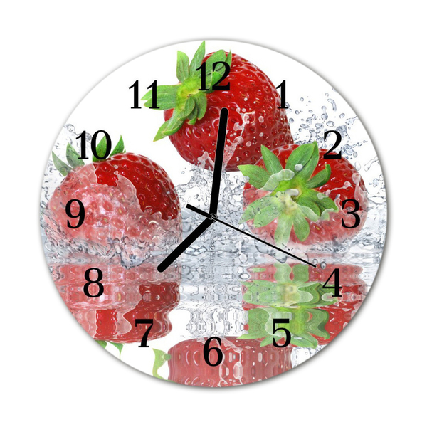 Orologio rotondo Fragole