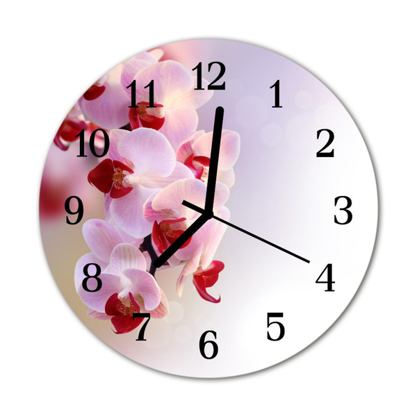 Orologio rotondo Orchidea