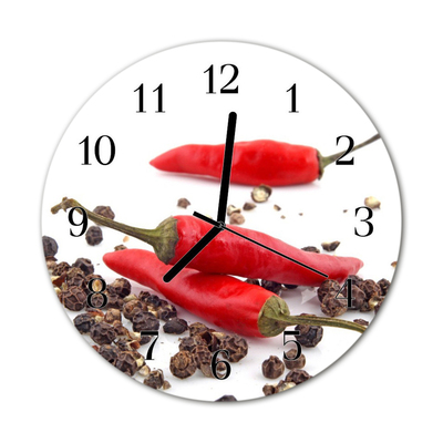 Orologio rotondo Peperoncino