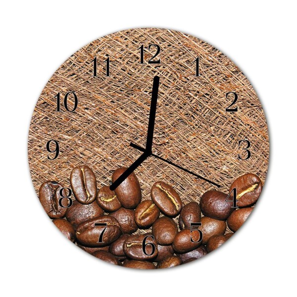 Orologio rotondo Chicchi di Caffè