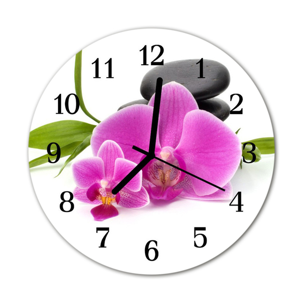 Orologio rotondo Orchidea