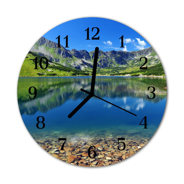 Orologio rotondo Lago di montagna