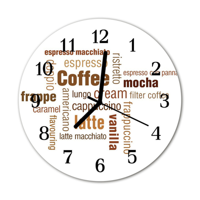 Orologio rotondo Caffè