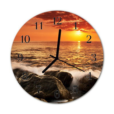 Orologio rotondo Tramonto