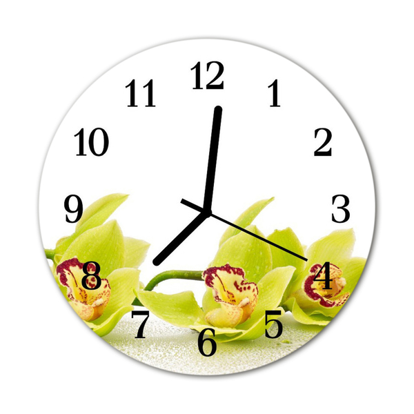 Orologio rotondo Orchidea