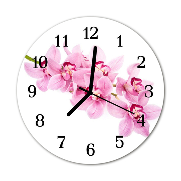 Orologio rotondo Orchidea