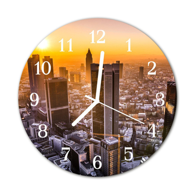 Orologio rotondo Il tramonto