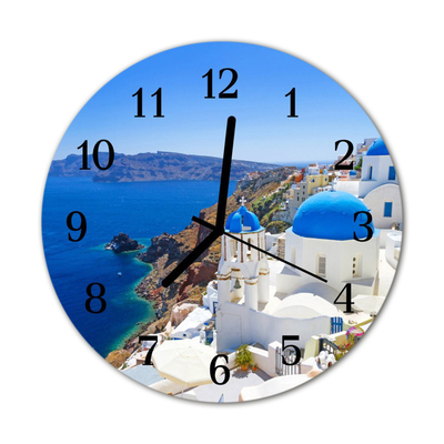 Orologio rotondo Santorini