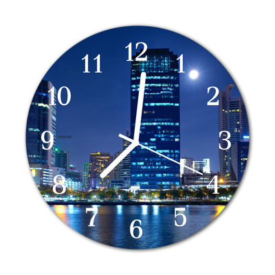 Orologio rotondo Notte di città