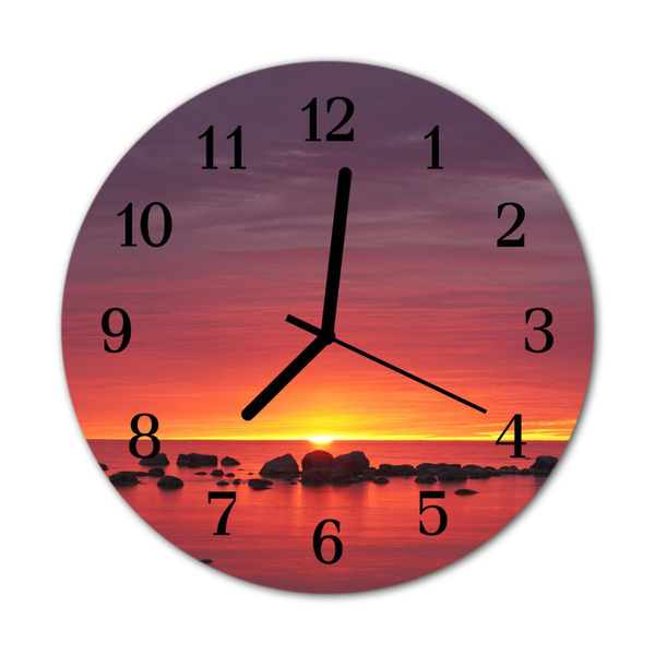 Orologio rotondo Tramonto