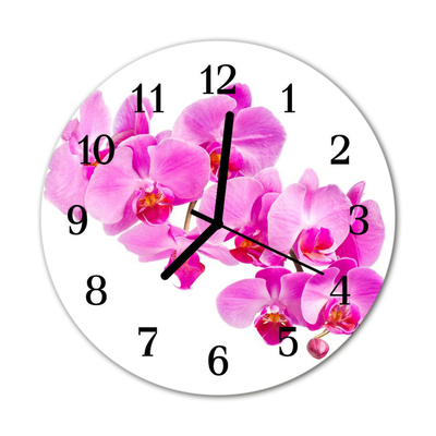 Orologio rotondo Orchidea