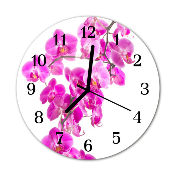 Orologio rotondo Orchidea