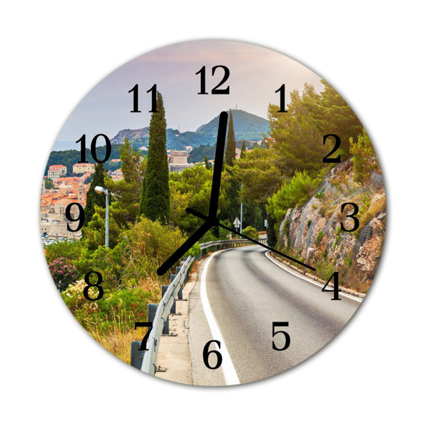 Orologio rotondo Road natura