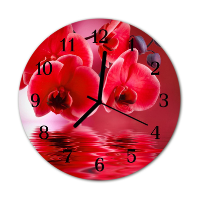 Orologio rotondo Orchidea