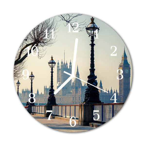 Orologio rotondo in vetro Lanterne