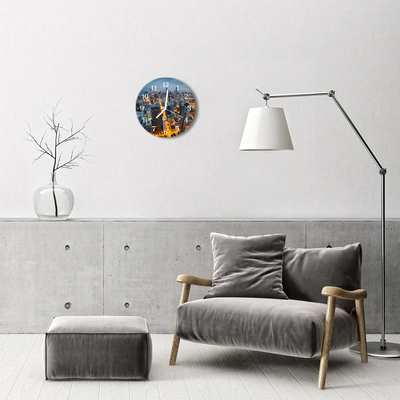 Orologio rotondo Notte di città