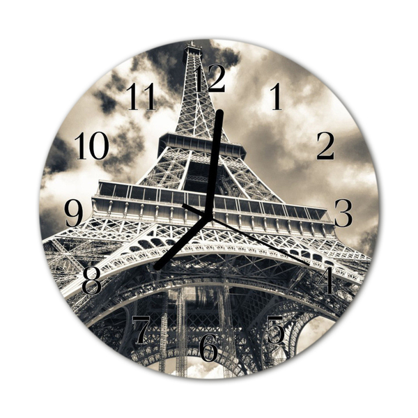 Orologio rotondo Torre eiffel