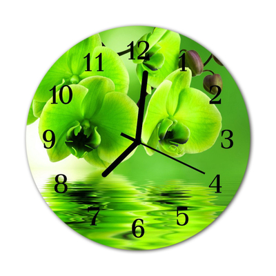 Orologio rotondo Orchidea